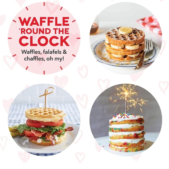 DASH DMWH100HP Mini Maker for Individual Waffles, Hash Browns, Keto Chaffles wit - Picture 4 of 5